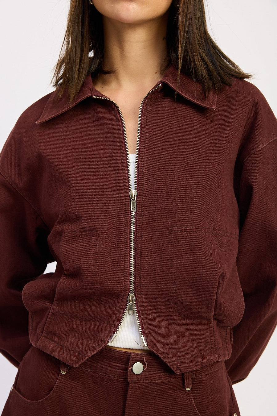 Merlot Muse Bomber Jacket
