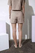 Clean Girl Shorts- Brown