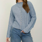 Cider Season Cardigan- Blue