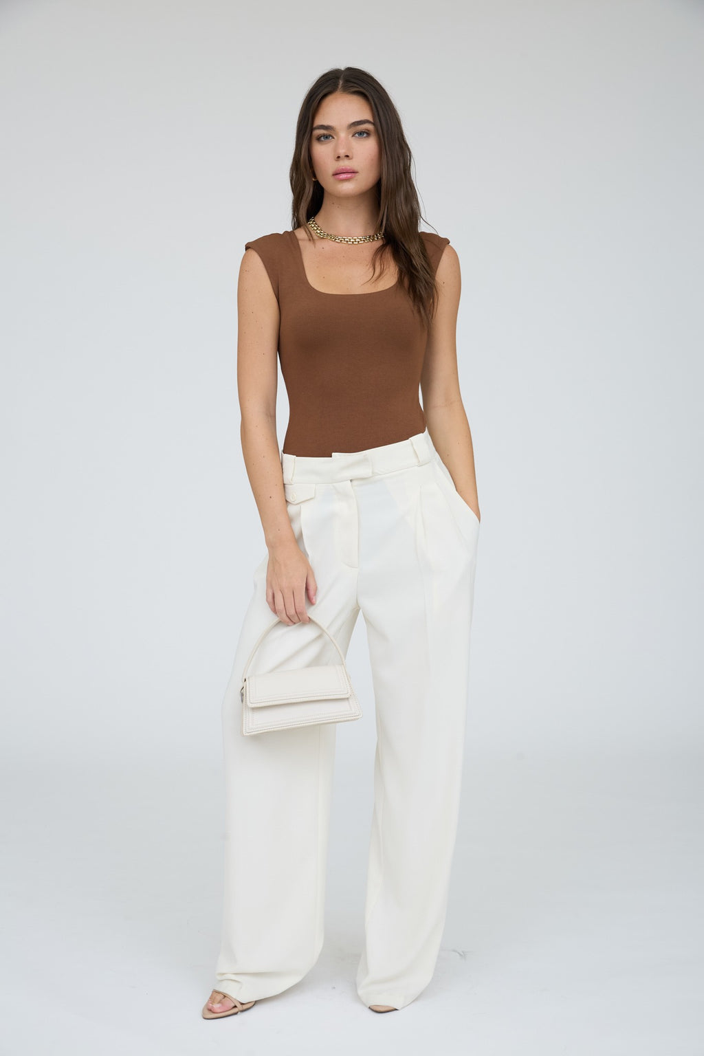Essential Bodysuit- Brown