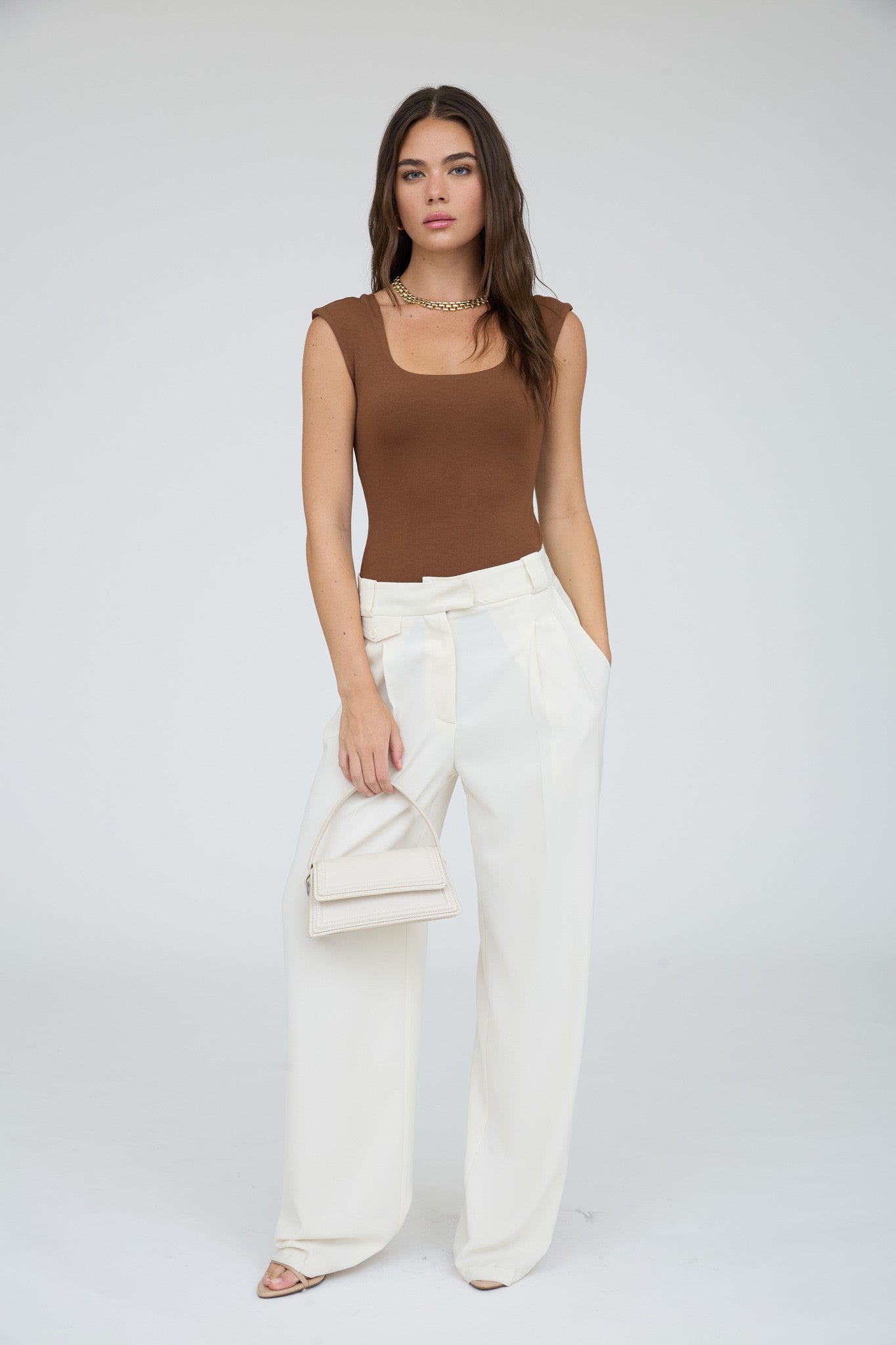 Essential Bodysuit- Brown