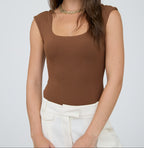 Essential Bodysuit- Brown