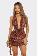 Halter Mini Dress