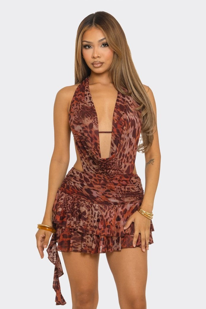 Halter Mini Dress