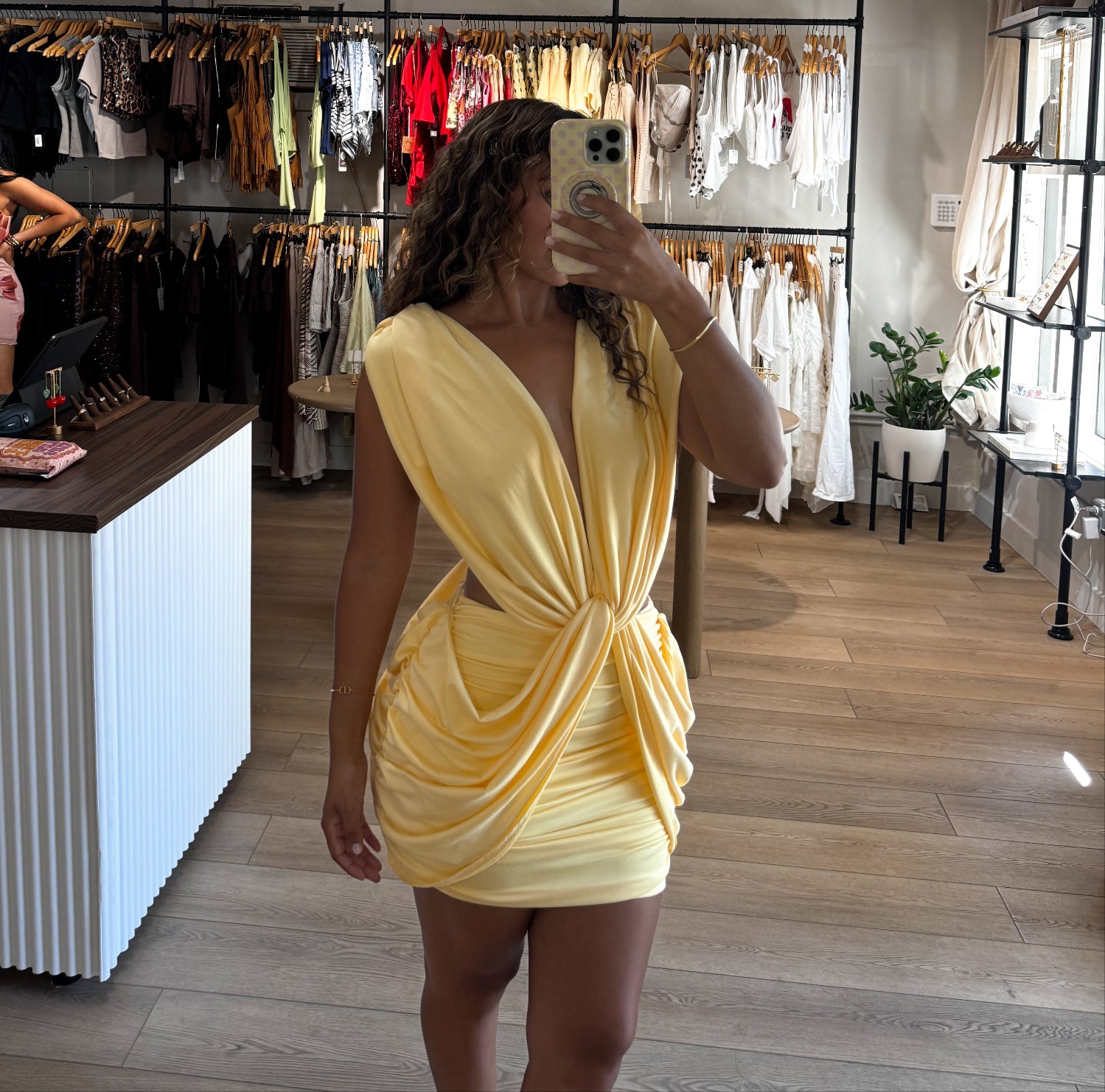 Body Language Mini Dress