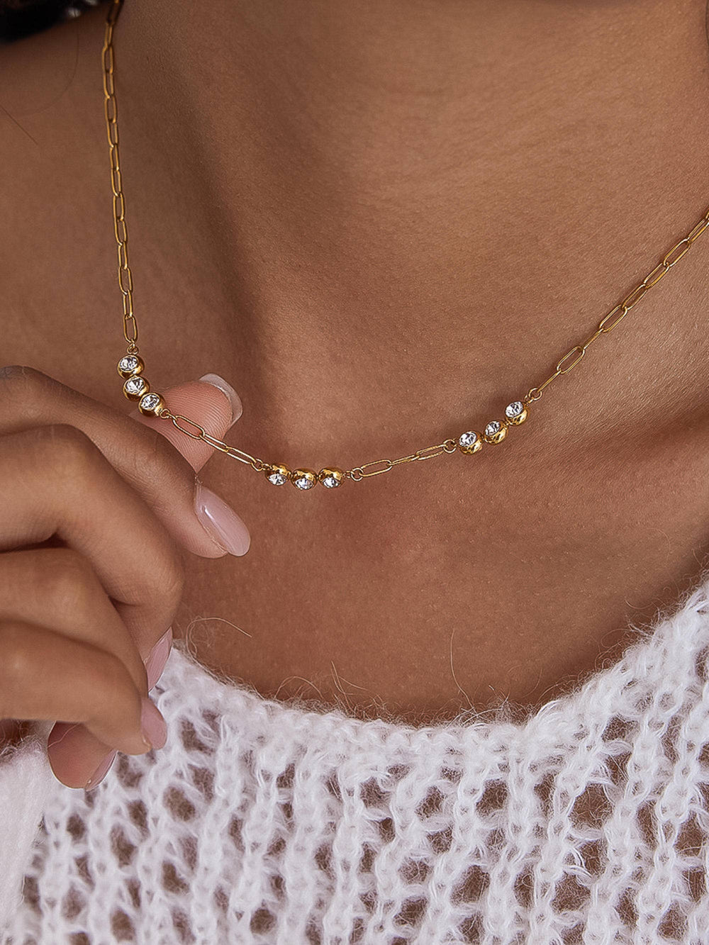 Éclaire CZ Chain Necklace