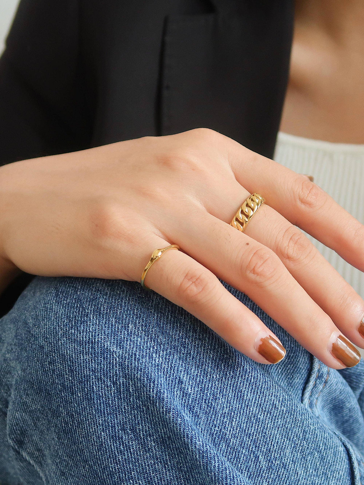 Billie Braided Chain Ring