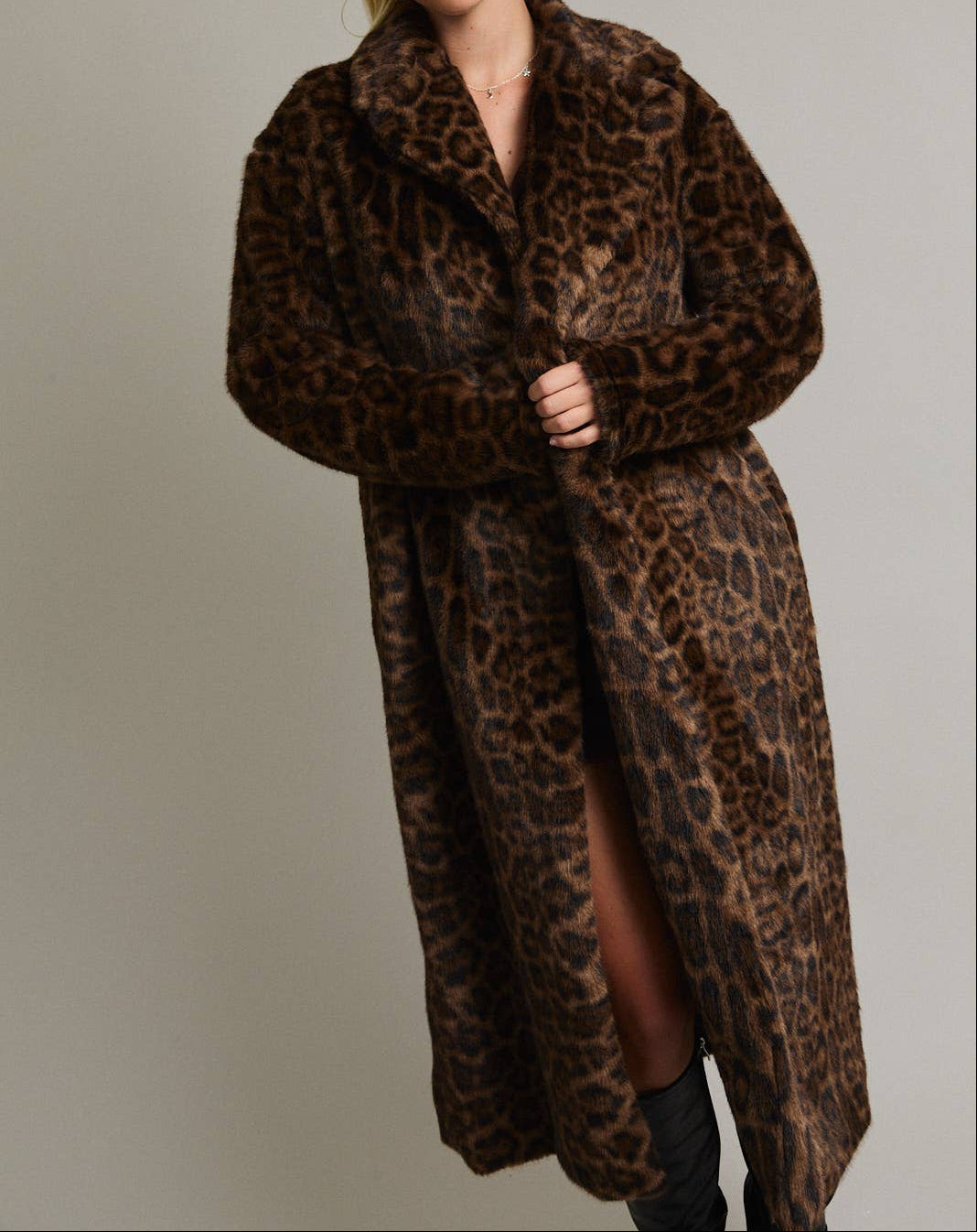 Untamed Leopard Coat