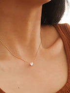 Bonnie Petite Heart CZ Necklace