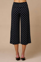 Polka Dot Wide Leg Culottes