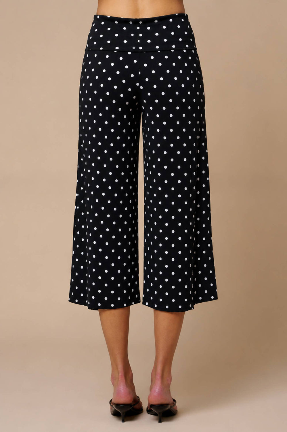 Polka Dot Wide Leg Culottes