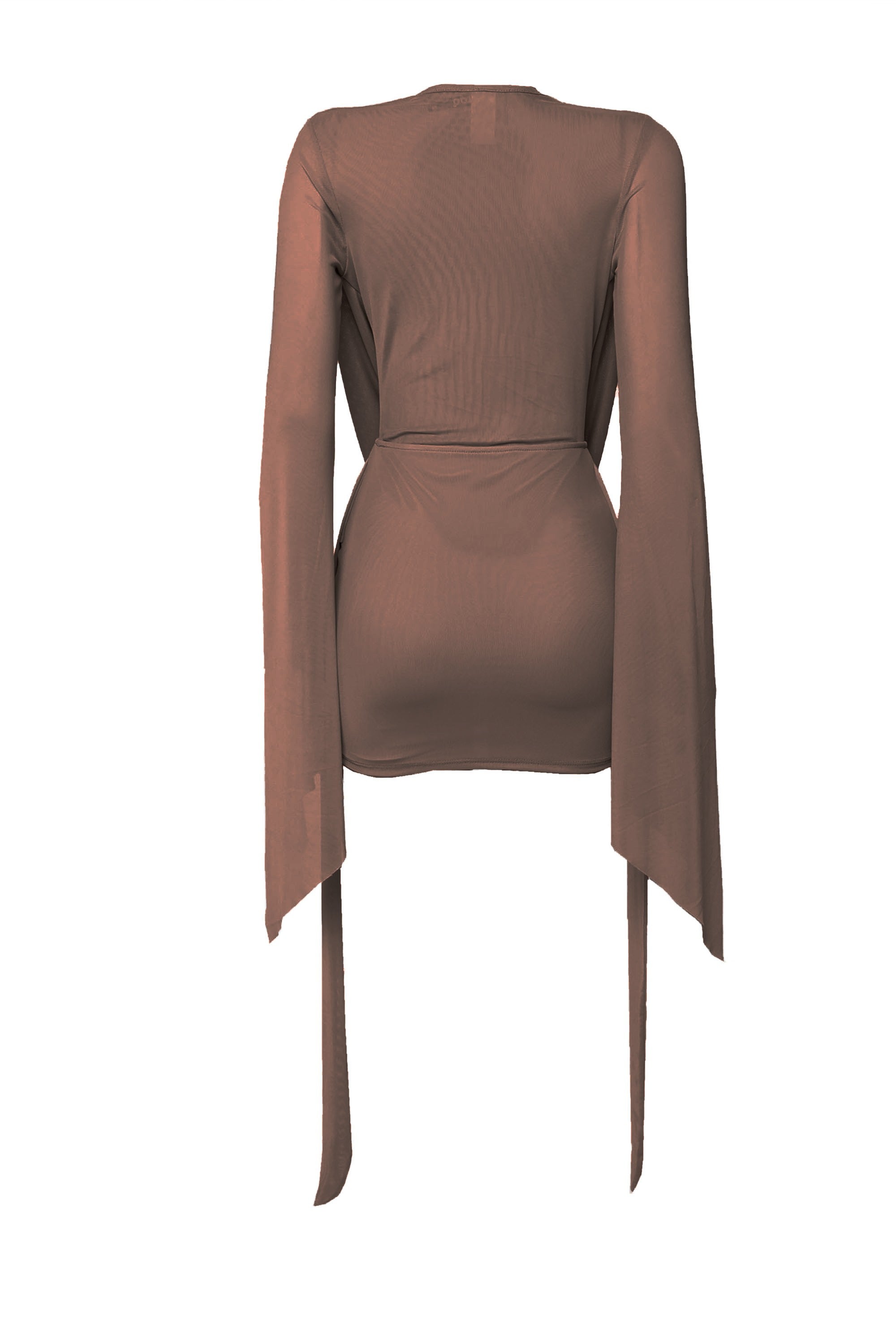 Main Character Mini Dress- Mocha