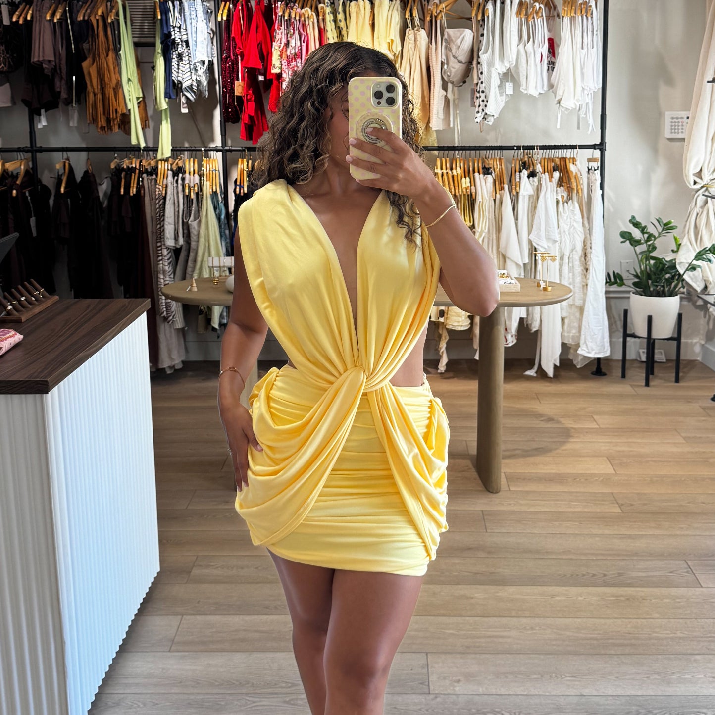 Body Language Mini Dress