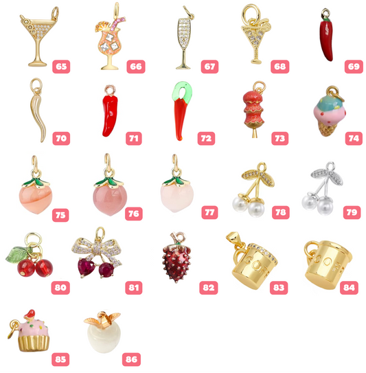 Food & Drink Charms