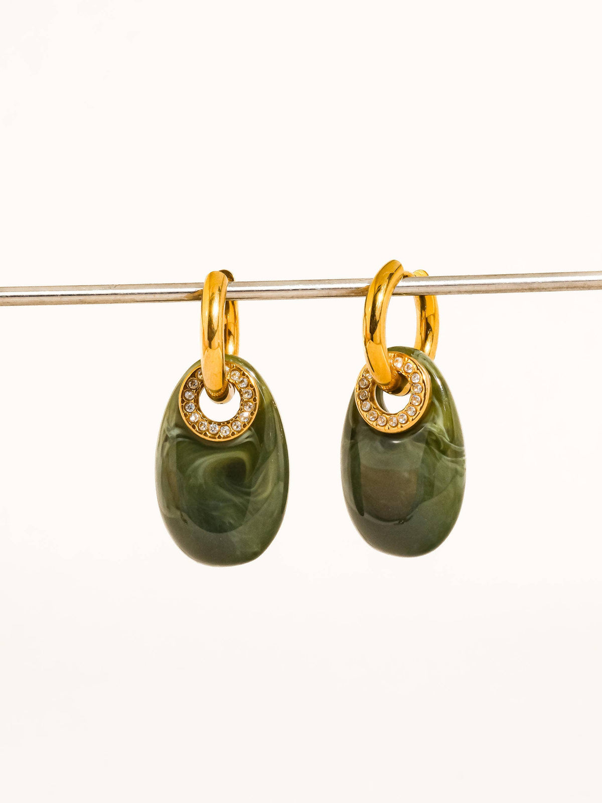 Canari Resin Hoop Earrings