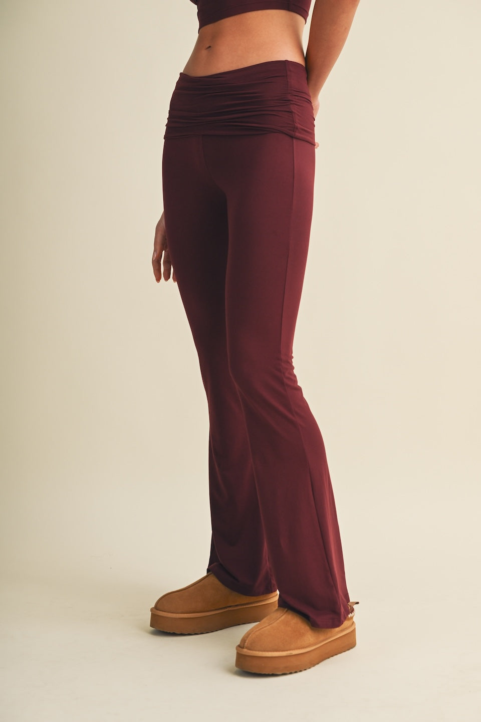 Deep Cherry Pant Set