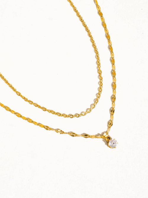 Cerise Stacked Necklace