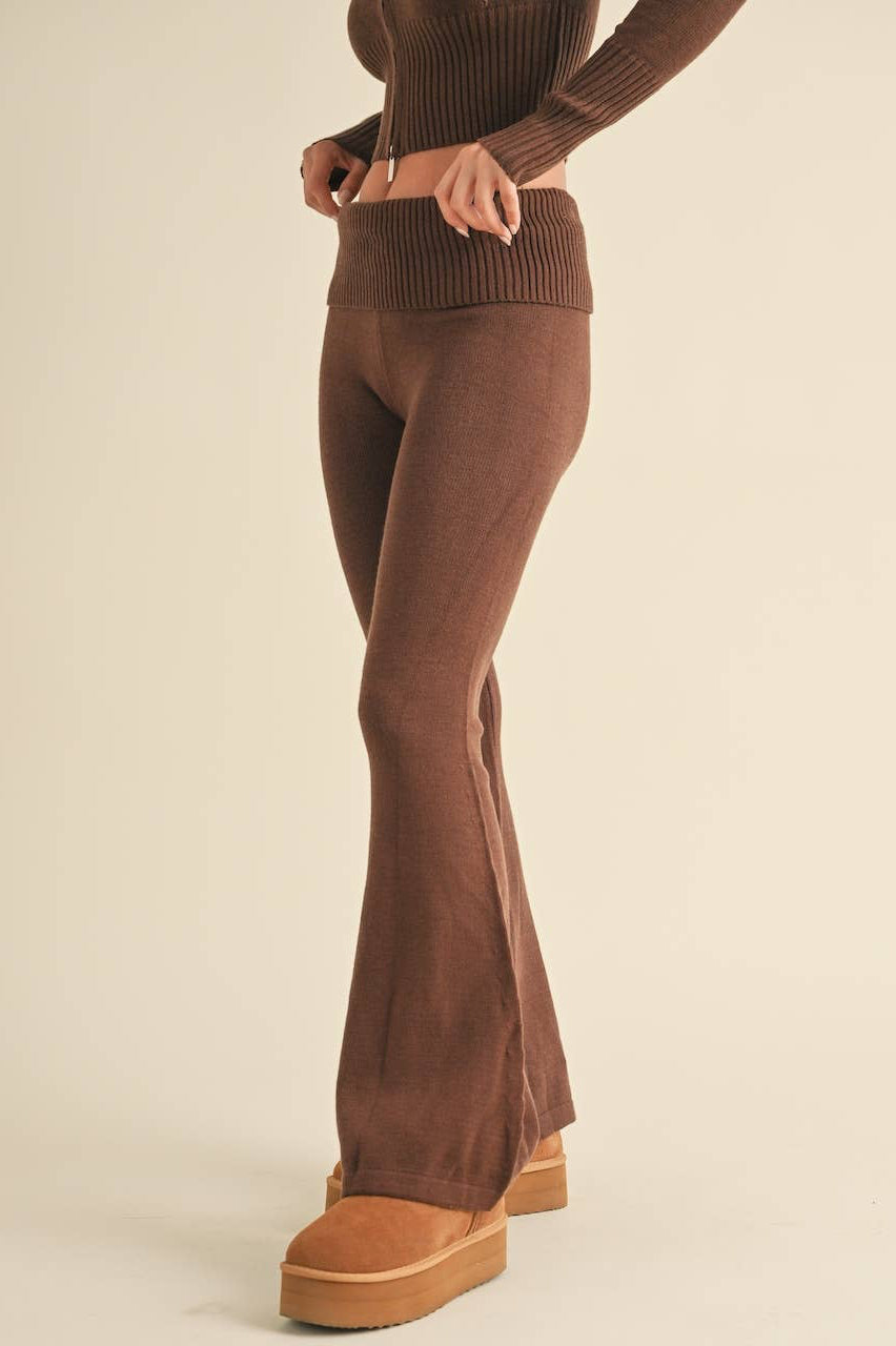 Cinnamon Foldover Pants
