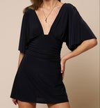 Fall For You Mini Dress- Black