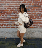 Soft Serve Short Set- Cream