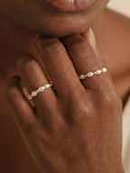Saintes Pearl Beaded Ring