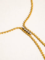 Zephine CZ Lariat Necklace