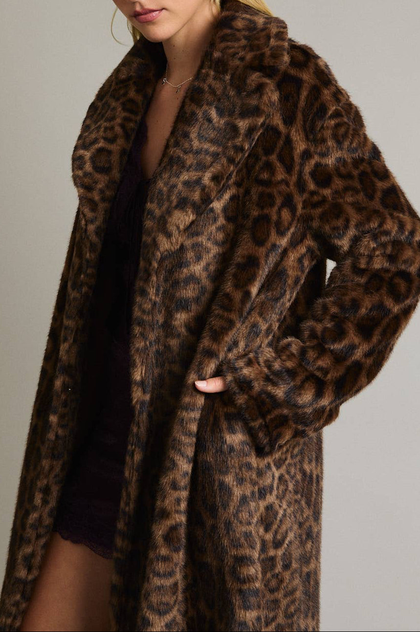 Untamed Leopard Coat