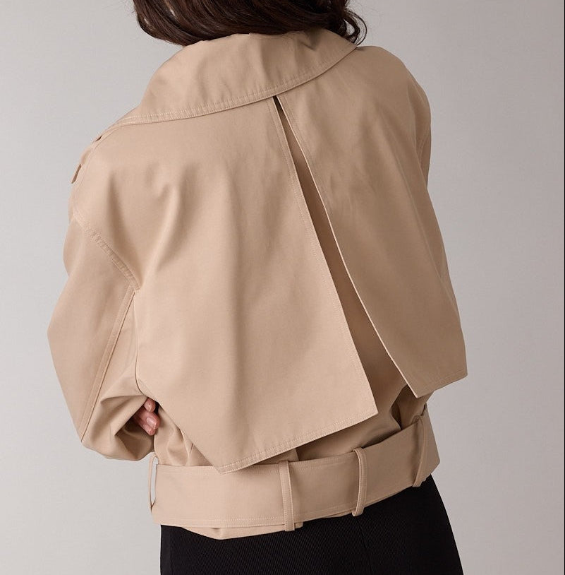 Staple Crop Trench Coat