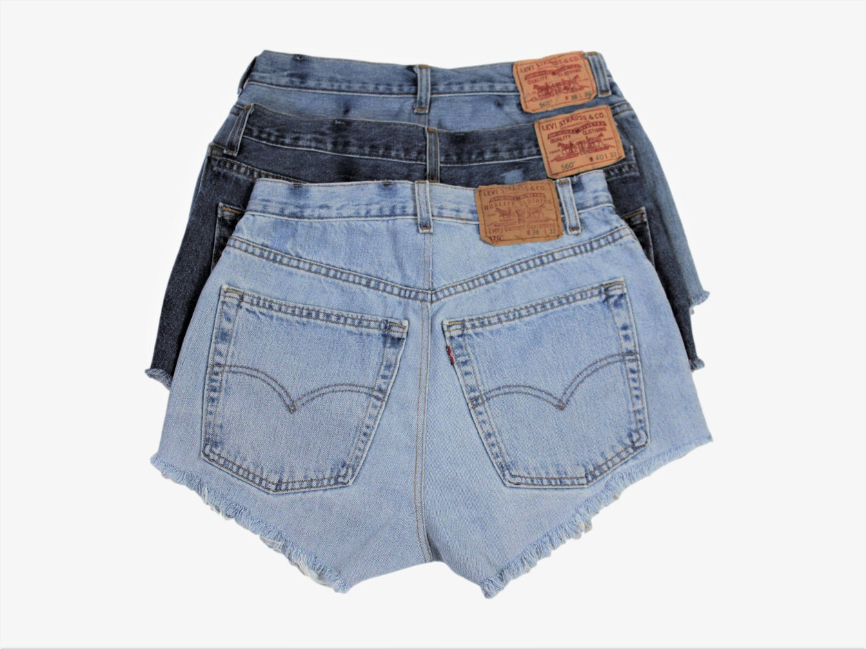 Vintage High-Rise Denim Levi's Cutoff Shorts