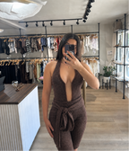 Coastal Muse Bodysuit And Capri Set