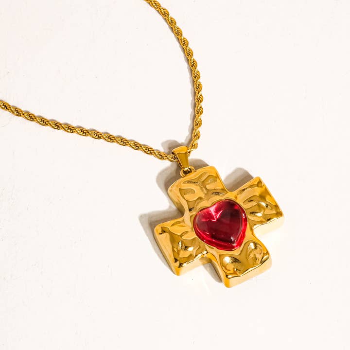 Heartbreaker Cross Necklace