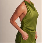Golden Hour Mini Dress- Olive