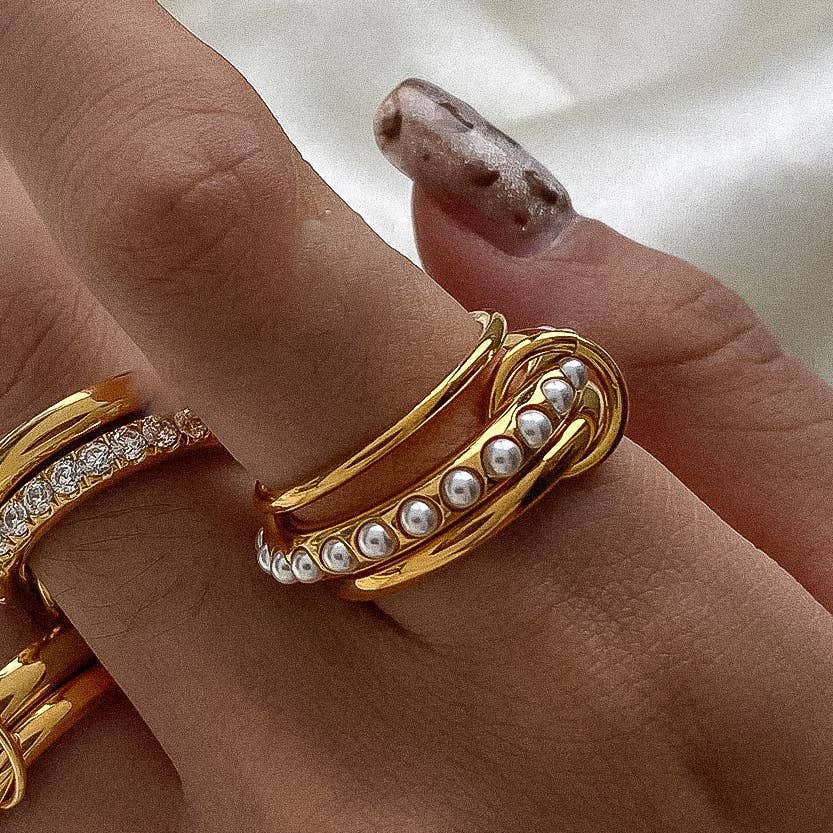 Perla Stack Ring