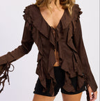 Harlow Top- Chocolate