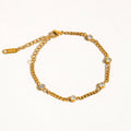 Cyrus CZ Chain Bracelet