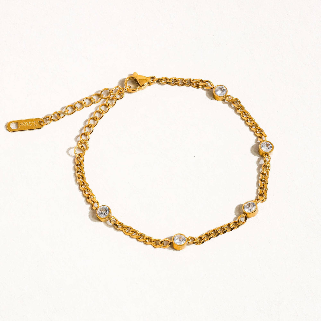 Cyrus CZ Chain Bracelet