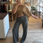 Weekend Essential Top- Camel