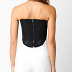 Jade Corset Top- Black