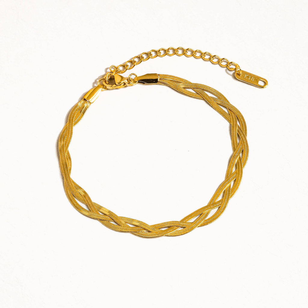 Yvet Braided Snake Chain Bracelet