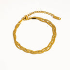 Yvet Braided Snake Chain Bracelet