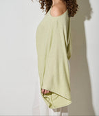 Spring Fling One Shoulder Top- Sage