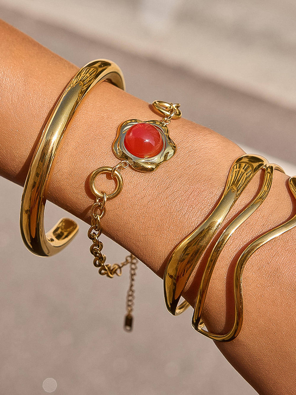 Delacour Wavy Cuff Bracelet