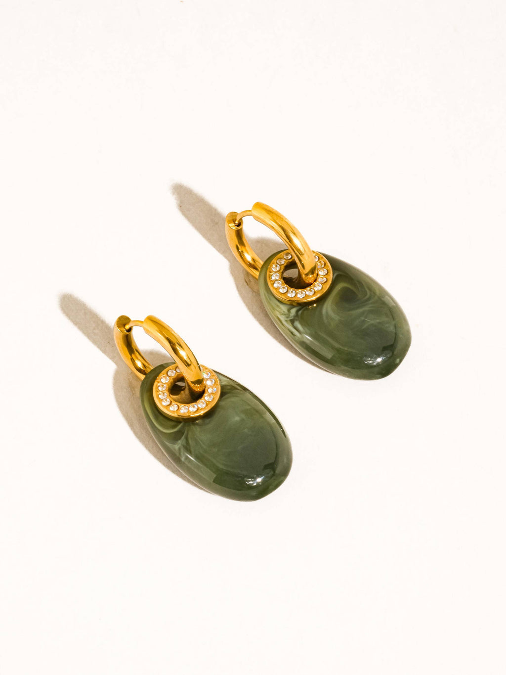 Canari Resin Hoop Earrings
