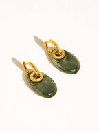 Canari Resin Hoop Earrings