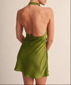 Golden Hour Mini Dress- Olive