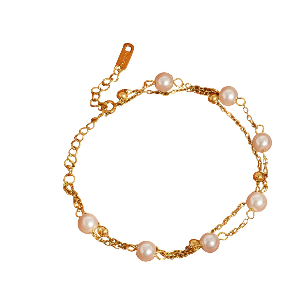 Gilles Layered Pearl Bracelet
