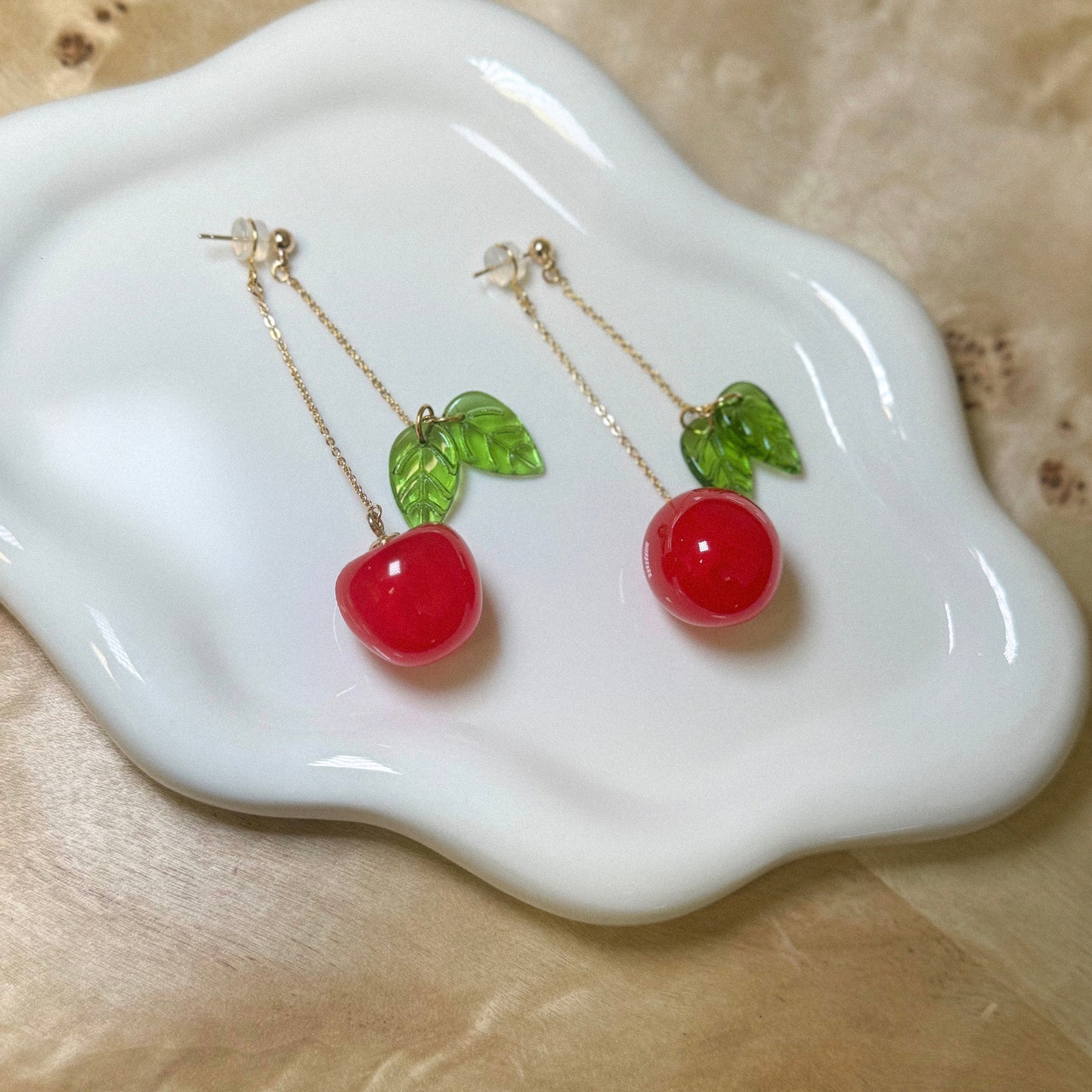 Cherry Bomb Layered Earrings