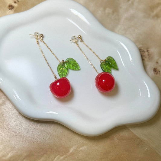 Cherry Bomb Layered Earrings