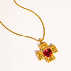 Heartbreaker Cross Necklace
