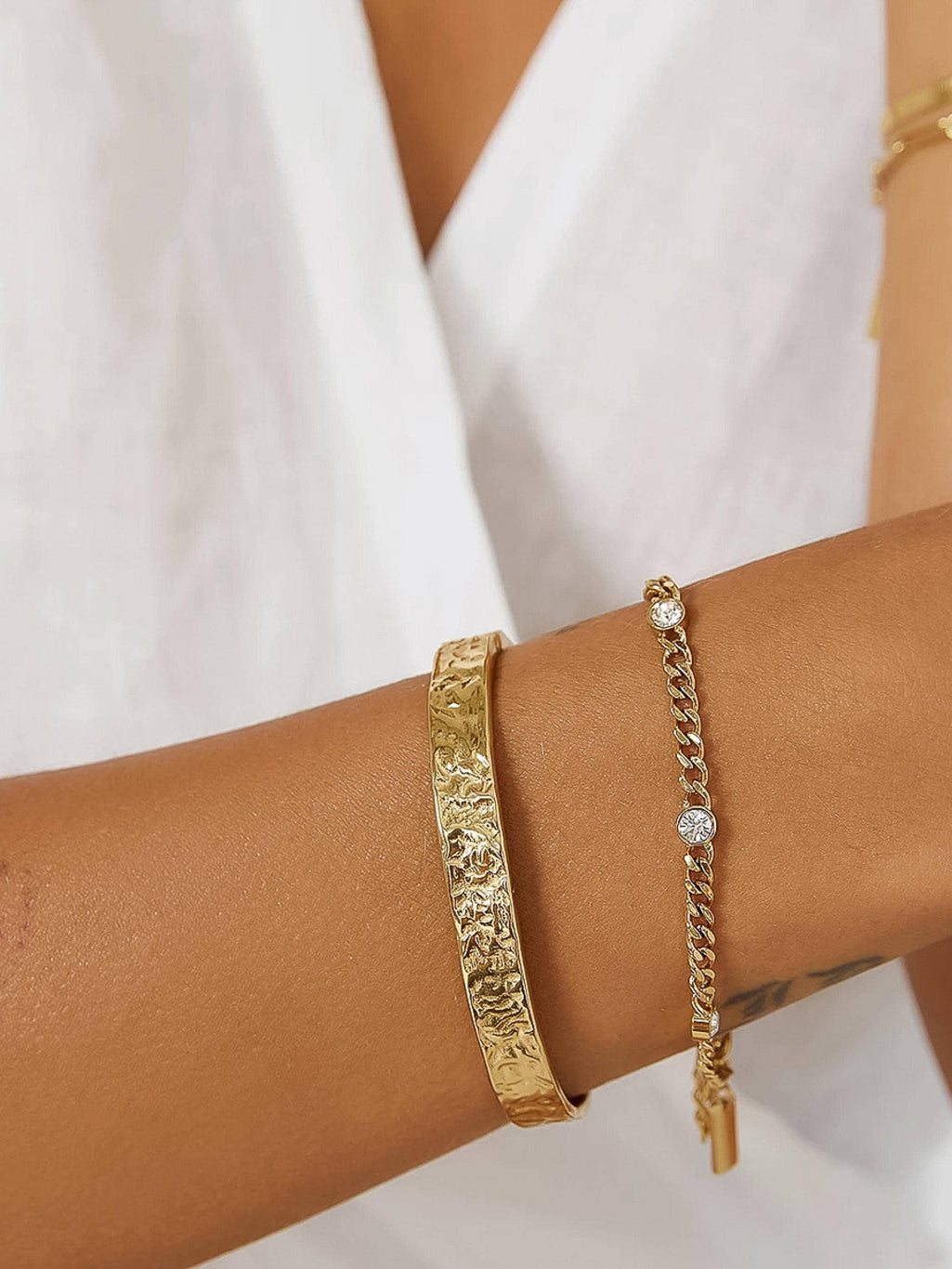 Cyrus CZ Chain Bracelet